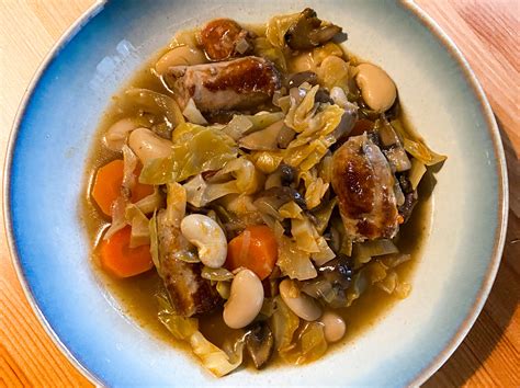 Sausage, Chorizo & Sweetheart Cabbage Stew – Kumquat's Kitchen