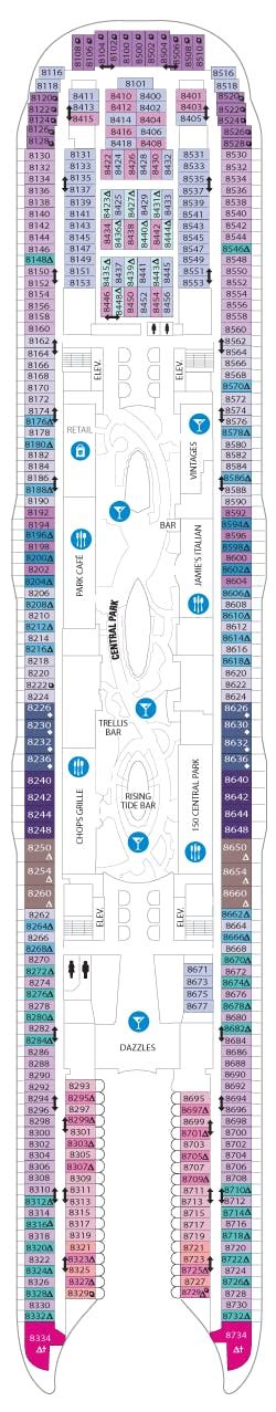 Symphony of the Seas deck plans - Cruiseline.com