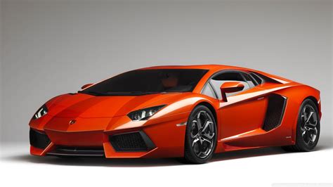 Orange Lamborghini Aventador Ultra HD Wallpaper for 4K UHD TV & Desktop ...