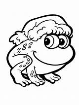 Frog With Santa Hat coloring Page  Download Print Or Color Online For sketch template