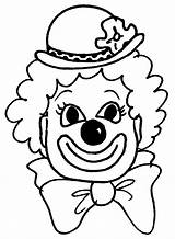 Printable Clown Coloring Pages sketch template