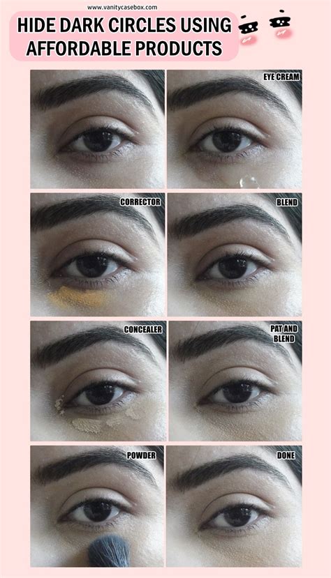 How To Conceal Dark Circles Using Affordable Products
