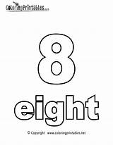 Number Eight Coloring Page  A Free Math Printable sketch template