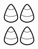 9 Cute Candy Corn Templates  Halloween Printable Patterns sketch template