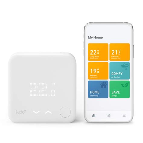 Buy tado° Wired Smart Thermostat Starter Kit V3+ The Smart Thermostat Gives You Full Control ...