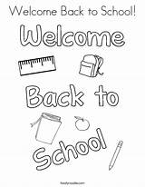 Welcome Back To School Coloring Page  Twisty Noodle sketch template