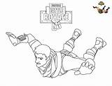 Fortnite Skydiving Coloring Pages  Cool sketch template