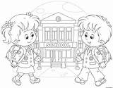 Back To School Kids Coloring Page Printable sketch template