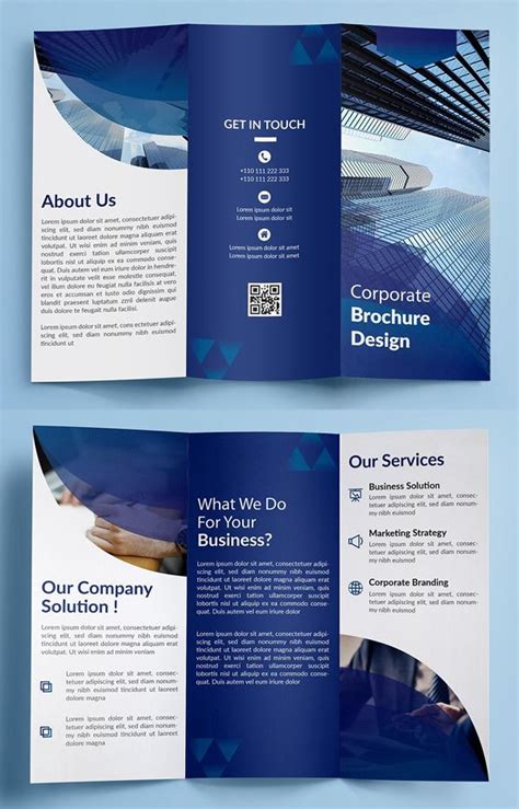 Brochure Design Layouts, Corporate Brochure Design, Graphic Design Brochure, Creative Brochure ...