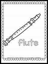 Flute Coloring Page FREE PRINTABLE Download  The Art Kit sketch template