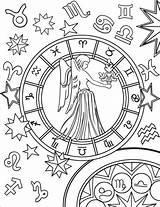 Virgo Zodiac Sign coloring Page  Free Printable Coloring Pages sketch template
