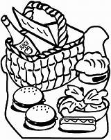 Picnic Coloring Page  Crayolacom sketch template