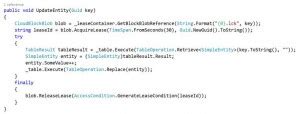 Using Blob Leases to Manage Concurrency with Table Storage – Azure From ...