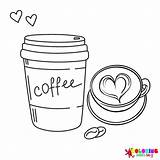 40  Coffee Coloring Pages Free Printable PDF JPG PNG & Online sketch template