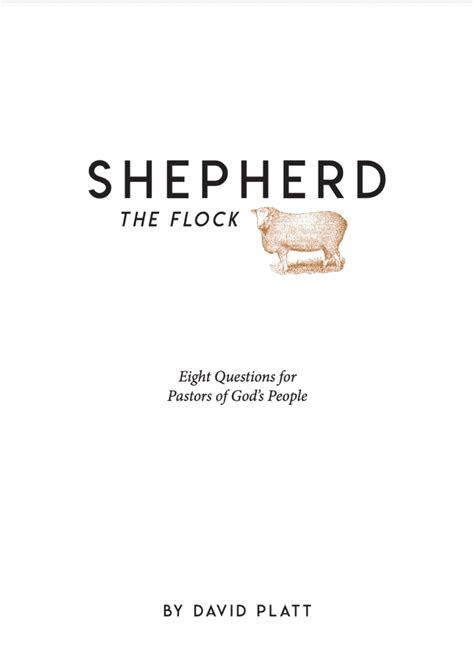 Shepherd the Flock by David Platt