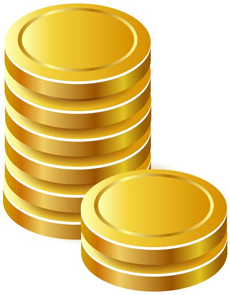 Gold coins PNG image transparent image download, size: 3117x4000px