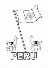 Peru Coloring Pages  Free Printable For Kids sketch template