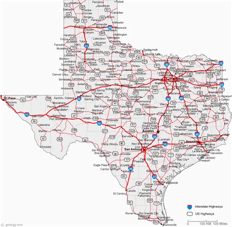 Texas Rest area Map – secretmuseum