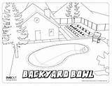 Backyard Coloring Pages sketch template