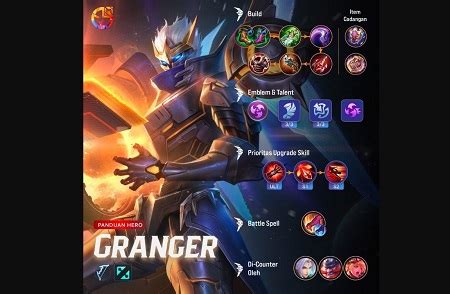 Rekomendasi Baru Build Granger Tersakit di Mobile Legends : Okezone Techno