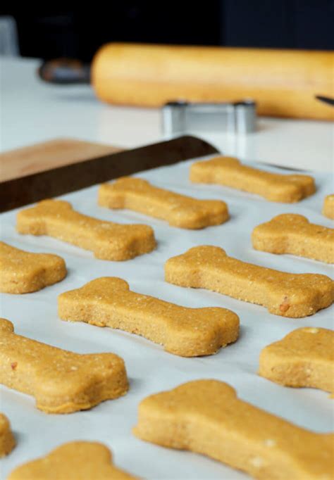 4 Ingredients Homemade Dog Treats - Baking for Friends