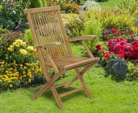 Newhaven Outdoor Folding Chair with Arms