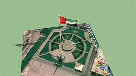 UAE Flag, Union House, Dubai | 3D Warehouse