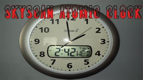 SkyScan Atomic Clock - Model 27010 Review | Clock, Atom, Reviews