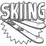 Skiing Coloring Page  KidsPressMagazinecom sketch template