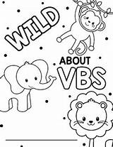 Wild For VBS Coloring Page 1  Vacation Bible School Sheet sketch template