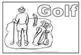 Golf Tiger Woods Coloring Pages  Figure sketch template