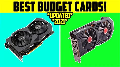 The 5 Best Budget Gaming Graphics Cards (2021) - YouTube