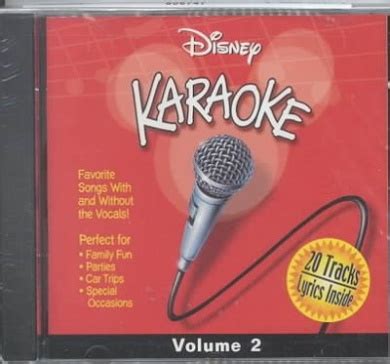 DISNEY KARAOKE VOLUME 2, Walt Disney Records Karaoke - Disney (Recorded ...