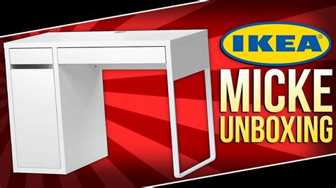 Ikea Micke Desk Assembly - YouTube