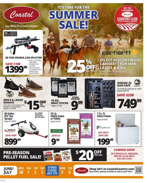 Coastal Farm & Ranch Current weekly ad 06/30 - 07/06/2021 - frequent-ads.com