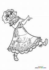 Disney Encanto Coloring Pages For Kids  Free coloring Print sketch template