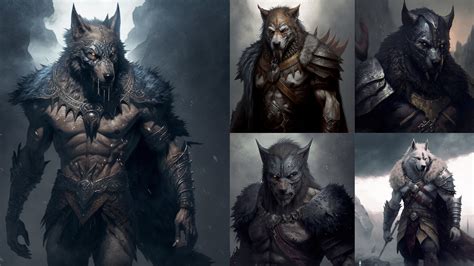 ArtStation - 200 Wolf Warrior Reference Pack Vol.01 | Artworks