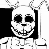 Fnaf Spring Bonnie Coloring Pages sketch template