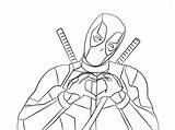 Deadpool Coloring Pages Printable For Free Download  Vrogueco sketch template