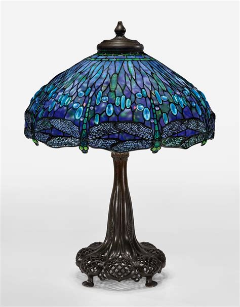 TIFFANY STUDIOS | AN IMPORTANT "DRAGONFLY" TABLE LAMP | Dreaming in Glass: Masterworks by ...