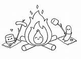 Campfire Coloring Page Print Color Fun  Vrogueco sketch template