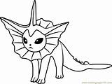 Vaporeon Eevee Evolutions Coloring Pages vaporeon coloring Page By  sketch template
