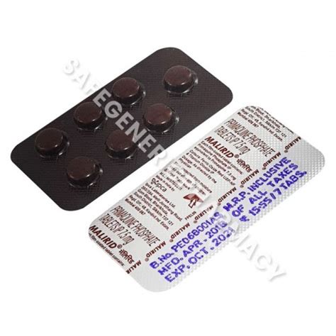 Malirid 7.5 mg (Primaquine) | Dosage | Price | Reviews