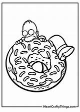 Homer Simpson Coloring Pages sketch template
