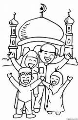 Muslim Coloring Pages sketch template