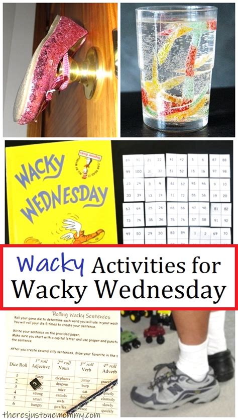 Wacky Wednesday Activities | There's Just One Mommy