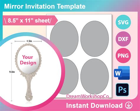 Paper Stickers, Labels & Tags SVG Psd 8.5x11 sheet DXF Png Mirror Sublimation Template Ms Word ...
