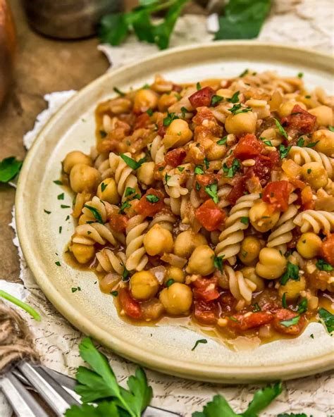 BBQ Chickpea Pasta - Monkey and Me Kitchen Adventures