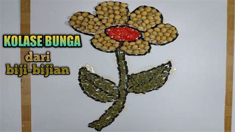 Contoh Kolase Biji Bijan Gambar Bunga Mewarnai Kolase - IMAGESEE