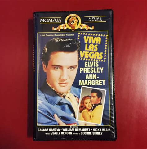 *VIVA LAS VEGAS vhs MGM/UA Elvis Presley MINT! 60s musical comedy Ann ...